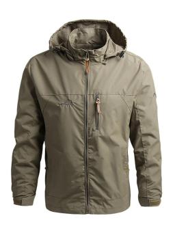 Casaco casual com capuz de alpinismo masculino, impermeável, militar, tático, respirável, novo, outono, 2022 - Image 3