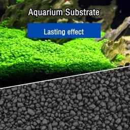 Aquário Planta Fertilidade Substrato Areia, Cascalho De Argila Preta, Musgo De Água Plantada Natural, Tanque De Peixes, Solo Vegetal, 500g - Image 2