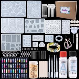 Moldes De Silicone Para Fazer Jóias, Molde De Resina Epóxi, Ferramentas De Fundição, Kit DIY, Artesanato De Decoração De Arte - Image 1