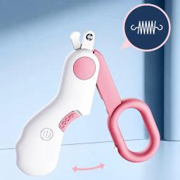 Profissional Electric Pet Nail Clippers, lixa de unhas, aparadores de garras, cortador de unhas com luzes LED, seguro - Image 5
