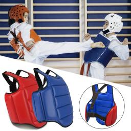 Guarda Peito Reversível para Taekwondo, Colete Protetor Corporal, Artes Marciais, Costela Escudo Armadura, Uniforme de Treinamento para Karatê, Judo, Kickboxing - Image 1