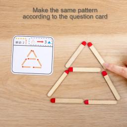 Jogo de tabuleiro para crianças, Jogos Montessori, Puzzles, Jogos, Jogos de madeira, DIY, Lógica, Pensando, Match Training, Educacional - Image 2