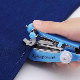 Máquina de costura portátil, mini máquina de costura manual sem fio para roupas, tecidos, faça você mesmo, ferramentas de ponto úteis - Image 2