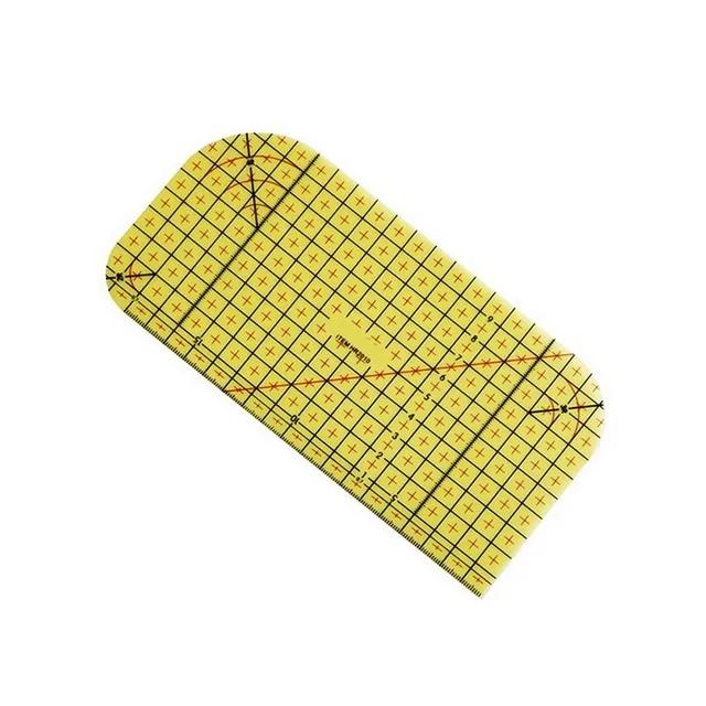 Ferramentas de Costura Patchwork: Régua de Engomar Quente e Medição de Tecido para DIY e Tailor Craft - 1 Peça