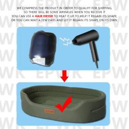 Tapete de Almofada Impermeável para Animais de Estimação, Cama Grande para Cães, Camas para Dormir, Cães Grandes, Canil Médio, Almofadas para Cães - Image 3