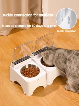 Smart Pet Food Feeder com Sensor Infravermelho para Gato e Cão, Dispensador Anti-mouse, Auto Open Cover - Image 4