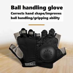 Luvas de Treino de Basquetebol para Adultos, Luvas de Treino com Bola, Equipamento de Prática, 1 Par - Image 2