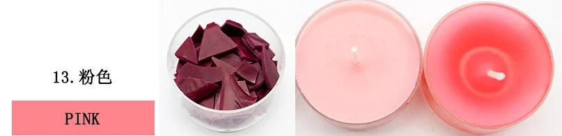 Soja Vela Dye para Vela Perfumada Fazendo, Floco Pigmento, Cera De Soja, Bloco De Cores, Suprimentos DIY, 34 Cores - Image 1