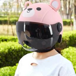 Capacete de absorção de choque para crianças, Capacete conveniente do ciclismo, Capacete respirável dos desenhos animados do bebê, Aparência adorável - Image 5