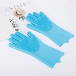 Escova De Banho De Borracha Macia Para Cães E Gatos, Luvas De Massagem, Pente De Estimação, Ferramentas De Limpeza De Chuveiro, Acessórios De Banheiro, Fornecedores - Image 3