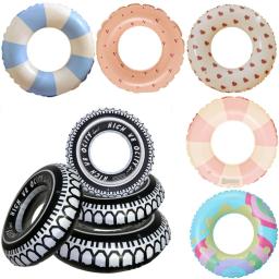 Anel De Natação De Flutuador De Piscina Inflável, Suprimentos De Jogo De Água, Colchão De Ar De Carro, Brinquedos Infantis - Image 2