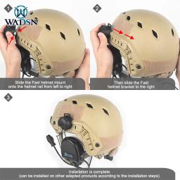 SORDIN Headset WADSN Tactical Capacete Fone De Ouvido Com Microfone Suporte Rápido Adaptativo Cancelamento De Ruído Caça Tiro Headphone - Image 3