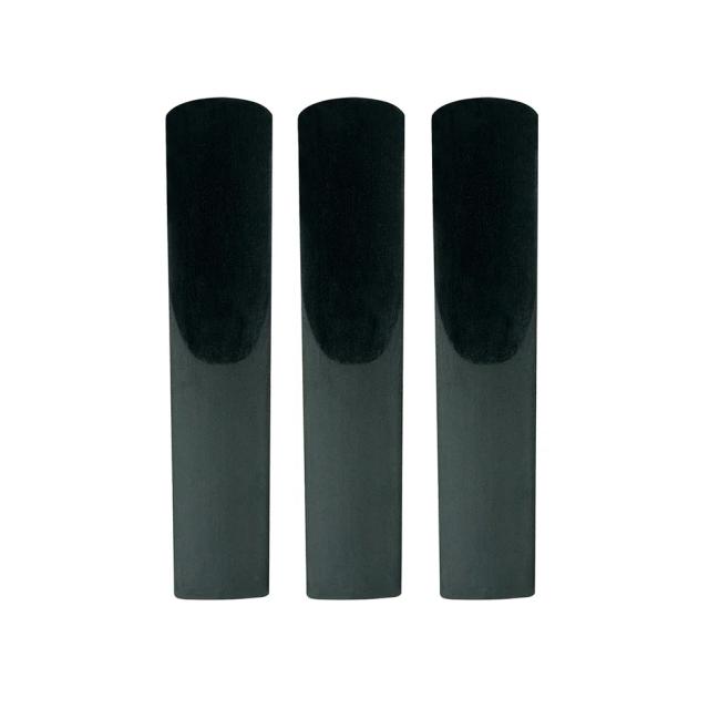 Palhetas de Plástico para Saxofone e Clarinete em Cores Vibrantes - Pacote com 3 Peças