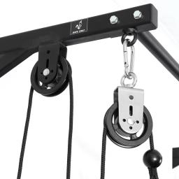 Liga De Alumínio Ou Cinta De Polia De Nylon, Kit De Carabiners, Equipamentos De Fitness, Pesos Em Casa, Exercício Workout Acessórios - Image 4