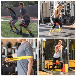 5 pçs/set yoga resistência faixas de borracha expansor cinto musculação equipamentos fitness pilates treinamento esportivo treino elástico - Image 5