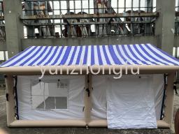 Grande barraca inflável para exterior, impermeável, de dois quartos, grande barraca para acampar - Image 2