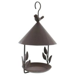 Rainproof Iron Bird Feeder, Windproof pendurado estilo, Pet Feeding Supplies, decoração do jardim ao ar livre - Image 6
