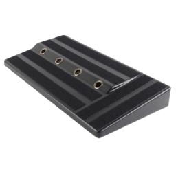 Placa pedal Rockhouse-plástica para efeitos de guitarra, caixa plástica do pedal do tamanho grande com fita adesiva, acessório para guitarra - Image 3