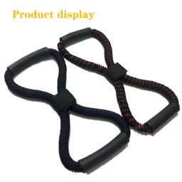 Bandas De Exercício De Resistência Elástica, Equipamentos de fitness, Puxar corda, 8 palavra expansor de peito, Tubulação do treinamento muscular, Yoga, Ginásio, Tensão - Image 5