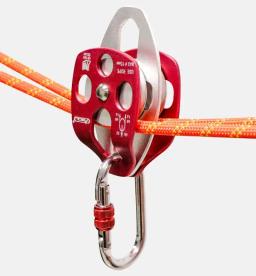Polia Dupla MagiDeal para Sistema de Transporte, Escalada e Rastejando Arborist, Escalada, Caving Tree, Acessórios de Escalada, 32KN - Image 3