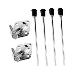 Pés antiderrapantes profissionais de bumbo, Perna para peças de bateria, Acessório para instrumentos musicais, Perna estável para bateria - Image 4