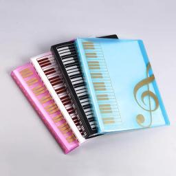 Pasta de música multi-camada para prática, armazenamento de documentos, organizador, folha, pasta, piano, A4, 40 páginas - Image 5