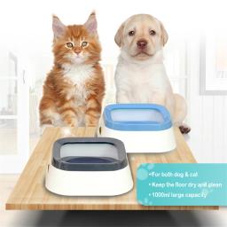 Tigelas de água potável do cão, 1L, 1000ml, boca flutuante não molhante, gato, lento, anti-transbordamento, dispensador de alimentação de água, grande capacidade - Image 3