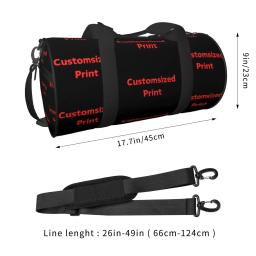 Sua imagem saco de ginásio design legal sacos de esportes ao ar livre com sapatos treinamento impresso bolsa de fitness do vintage para casal - Image 2