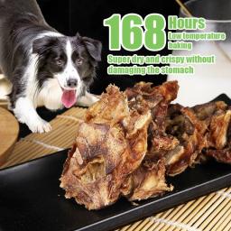 Baixa umidade alta proteína Pet Snacks, alimento para cães ossos de limpeza dos dentes, cozimento a baixa temperatura crocante, não machucar o estômago, novo - Image 3