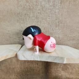 Crayon shin-chan ass figura de ação modelo brinquedo dos desenhos animados ornamento de mesa decoração interior do carro anime estatueta boneca presente das crianças - Image 6