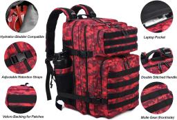 Mochila impermeável ao ar livre, saco de assalto, escalada mochila, esporte, camping, caminhadas, trekking, 45L, 3P - Image 2