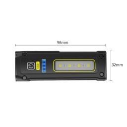 Mini lanterna LED recarregável portátil, Lâmpada de serviço de emergência ao ar livre com magnético, Poderosa lanterna de longo alcance para pesca - Image 5