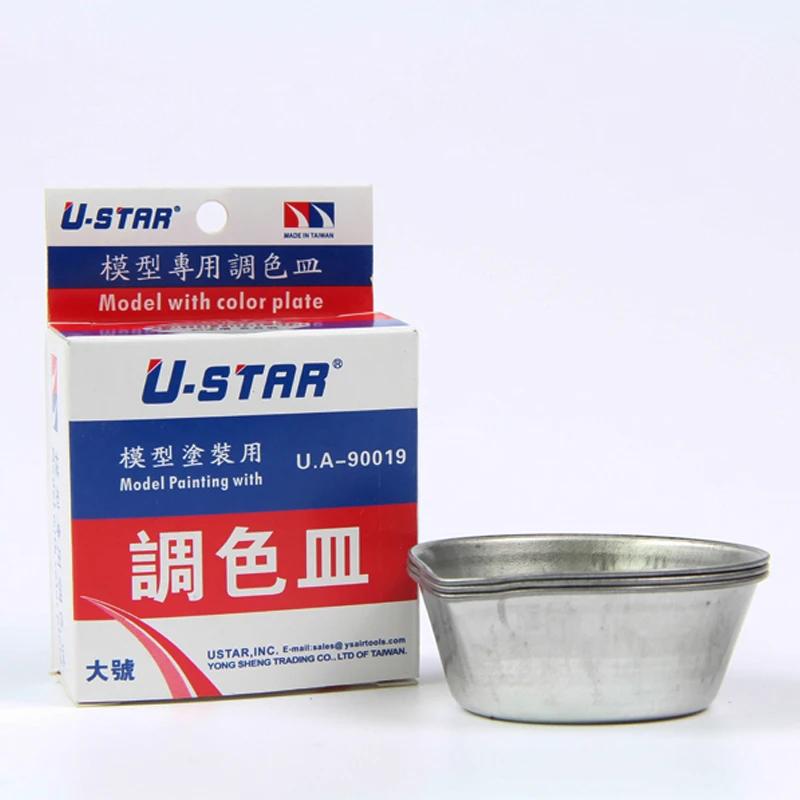 Paleta de cores Ustar ua-90019, prato de mistura de cores grande com ranhura, bandejas para colorir, acessórios para ferramentas especiais, 3pcs - Image 1