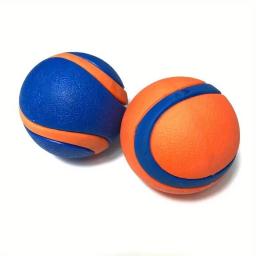 Bola de borracha insuflável para cães Bola de borracha sólida Resistência à mastigação, Jogando ao ar livre e recuperação, Pet Dog Training - Image 1