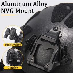 Outdoor Airsoft Paintball Conjunto Capacete, capacete tático com NVG Mount, Night Vision Modelo Headset, Goggles Lanterna, luz de sinal - Image 3