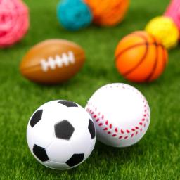 Bolas de espuma anti-stress para crianças, futebol, basquete, beisebol, tênis, brinquedos, espuma, descompressão, anti-stress, 63mm, 3pcs - Image 3