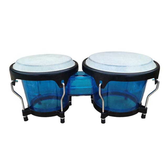 Conjunto de Tambores Africanos Educativos para Crianças - Percussão de Bongôs de 6 e 7 Polegadas - Presentes de Aniversário para Iniciantes e Adultos