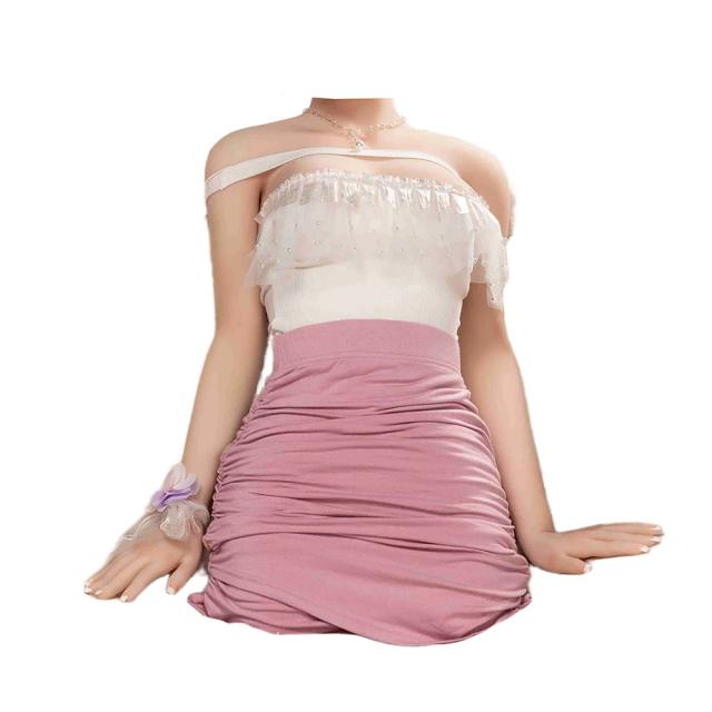 RENHEYUOU Boneca Sexual Realista TPE Grande Boca Vagina Seios Brinquedos Sexuais para Homens
