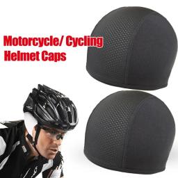 Boné de ciclismo para motocicleta, secagem rápida, respirável, absorção de umidade sob o capacete, forro interno, cúpula, boné esportivo, acessórios de motor - Image 4