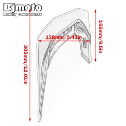 Capa de aleta de motocicleta, protetor de asa de vento, Kits de carenagem, Winglets para Honda CB650R, CB 650R, 2019-2023 - Image 6