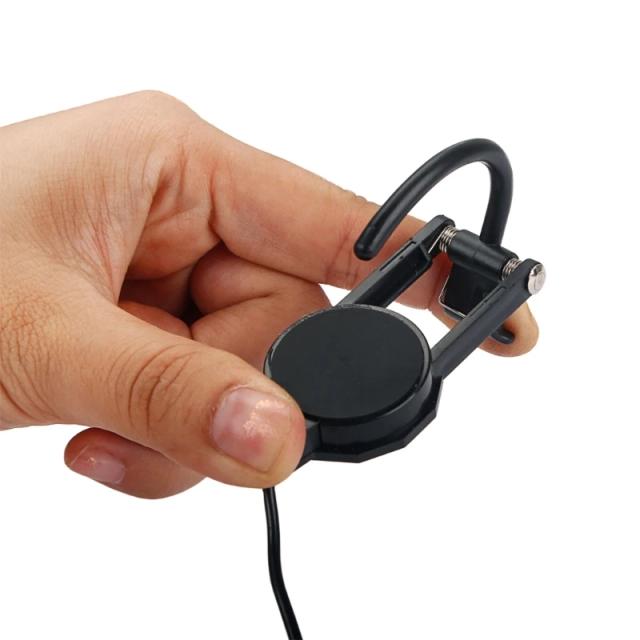 Captador Piezo Jack Clip-On para Violinos, Guitarras Acústicas e Ukuleles - Preto