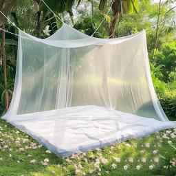 Mosquiteiro para cama de solteiro, decoração cama, adequado para quarto e jardim, dossel pendurado para camin ao ar livre - Image 2