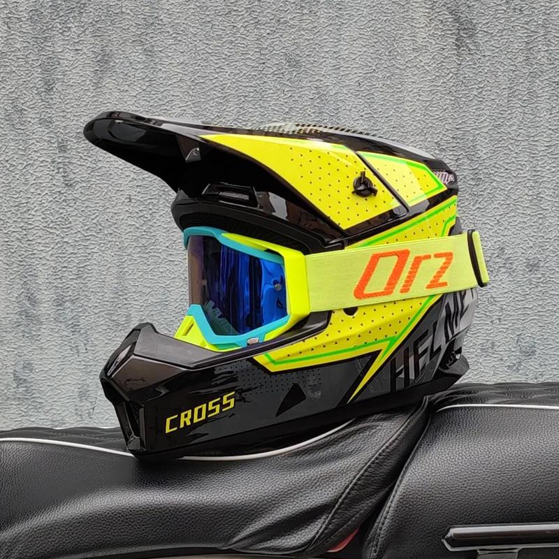 Capacete de motocicleta de corrida off road bicicleta speed drop DH capacete completo de rally capacete off-road - Image 1