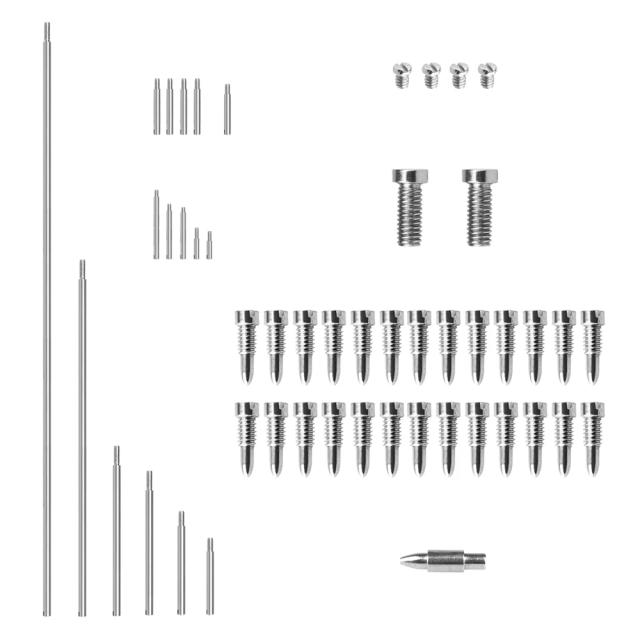 Kit Completo de 49 Peças para Reparos de Saxofone Tenor - Acessórios Essenciais para Manutenção e Ajustes do Instrumento Musical