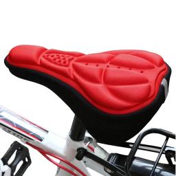 Sela De Bicicleta Confortável Macia 3D, Tampa De Assento De Bicicleta, Almofada De Assento De Espuma, Acessórios De Ciclismo - Image 1
