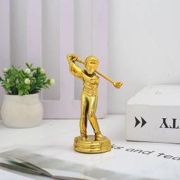 Metal resina troféu modelo, fã coleção, vário pequeno esportes troféu, futebol, basquetebol, badminton, bilhar - Image 3