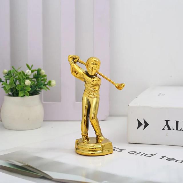 Troféu Mini Metal e Resina para Colecionadores de Esportes - Futebol, Basquete, Badminton e Bilhar