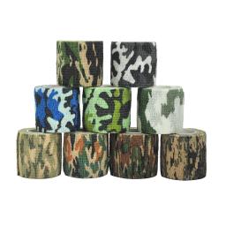 Fita de camuflagem para caça ao ar livre, fita adesiva elástica, impermeável e durável, atadura do exército - Image 3