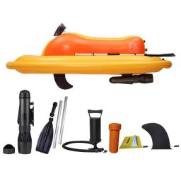 Brinquedos infláveis motorizados elétricos adultos do barco do flutuador da piscina do jet ski da água com longa resistência - Image 5