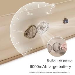 Colchão exterior auto inflável ultraleve, tapete de ar inflável único para dormir, bomba embutida, equipamento de viagem, acampamento - Image 5